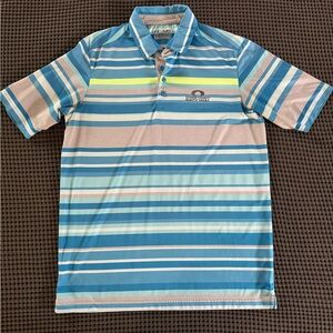 Men’s Under Armour Blue Golf Polo Shirt Medium